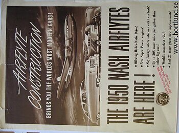 1950 Nash Ambassador & Statesman broschyr