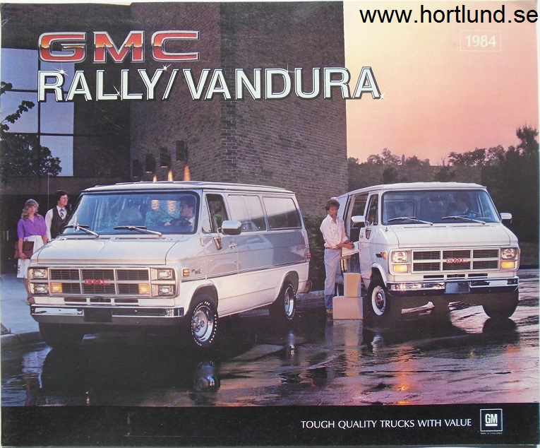 1984 GMC Rally/Vandura Broschyr