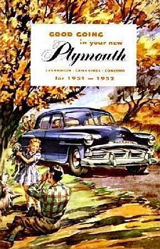 1951 - 1952 Plymouth Instruktionsbok