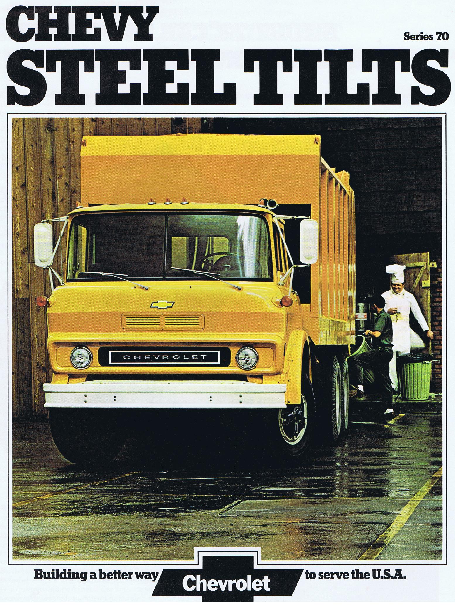 1974 Chevrolet Steel Tilts Broschyr Series 70