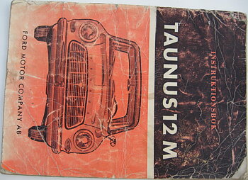 1964 Ford Taunus 12 M Instruktionsbok