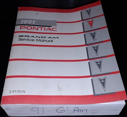 1991 Pontiac Grand Am Service Manual