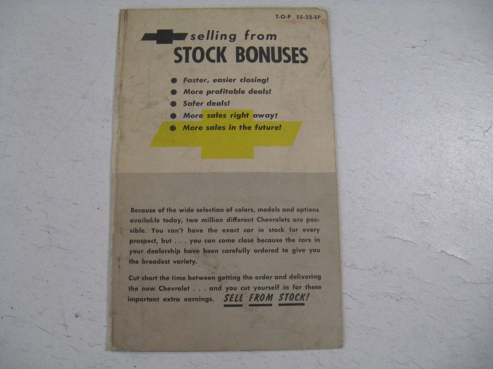 1955 Chevrolet Stock Bonuses