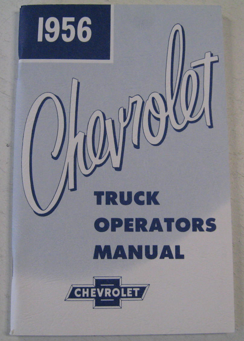 1956 Chevrolet Truck Operators Manual
