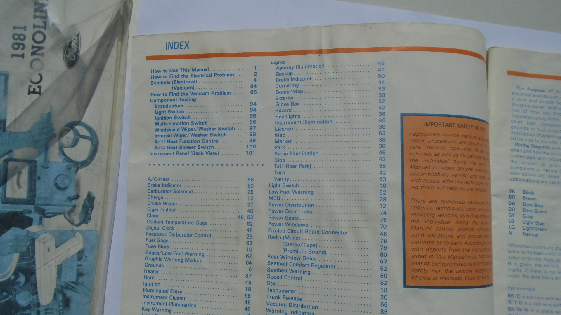 1981 Ford Granada / Mercury Cougar Electrical & Vacuum Trouble-Shooting Manual - 2