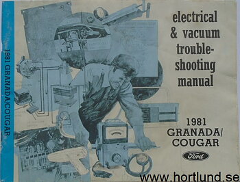 1981 Ford Granada / Mercury Cougar Electrical & Vacuum Trouble-Shooting Manual