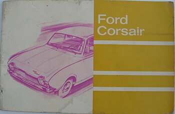 1964 Ford Corsair Instruktionsbok 1965