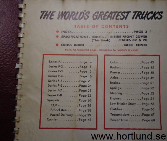 1952 Ford Truck Data bok alla modeller - 2