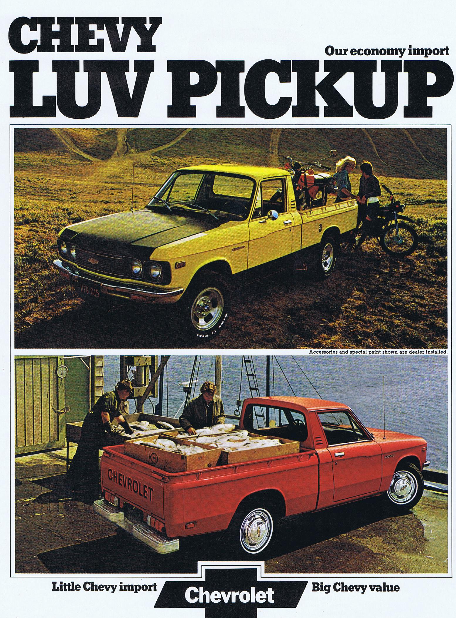 1974 Chevrolet LUV Pickup Broschyr