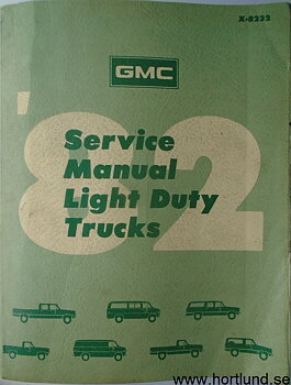 1982 GMC Light Trucks Service Manual