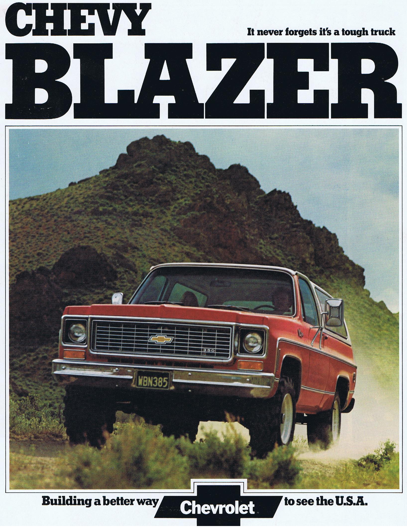 1974 Chevrolet Blazer Broschyr