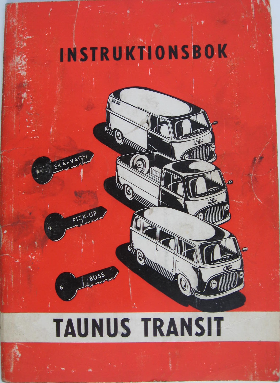 1965 Ford Taunus Transit Instruktionsbok