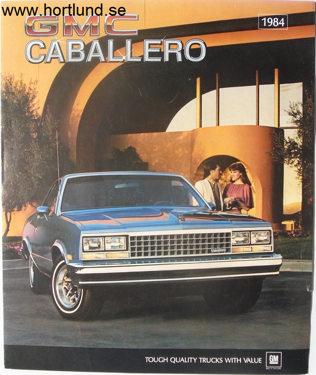 1984 GMC Caballero Broschyr