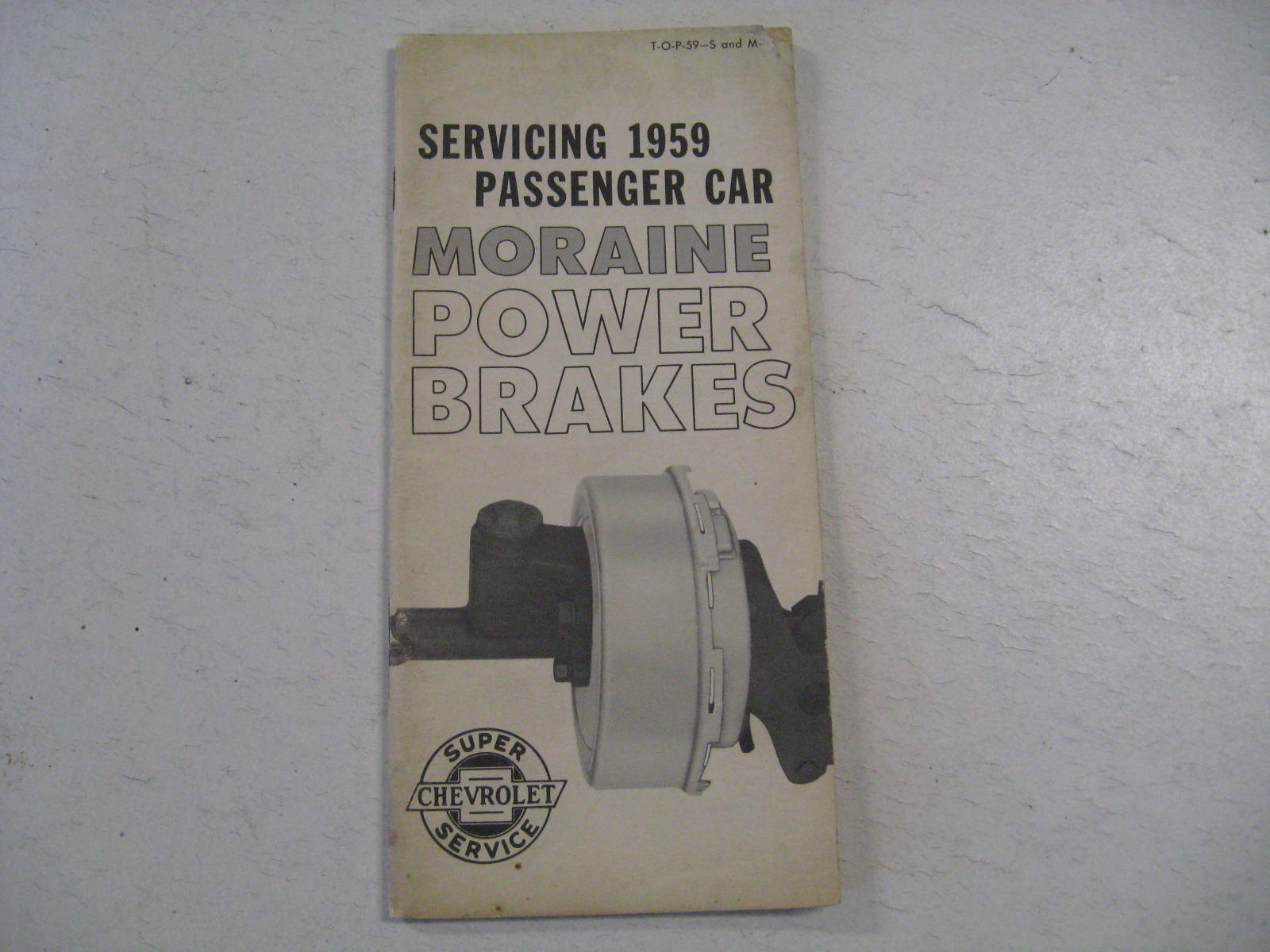 1959 Chevrolet Servicing Moraine Power Brakes