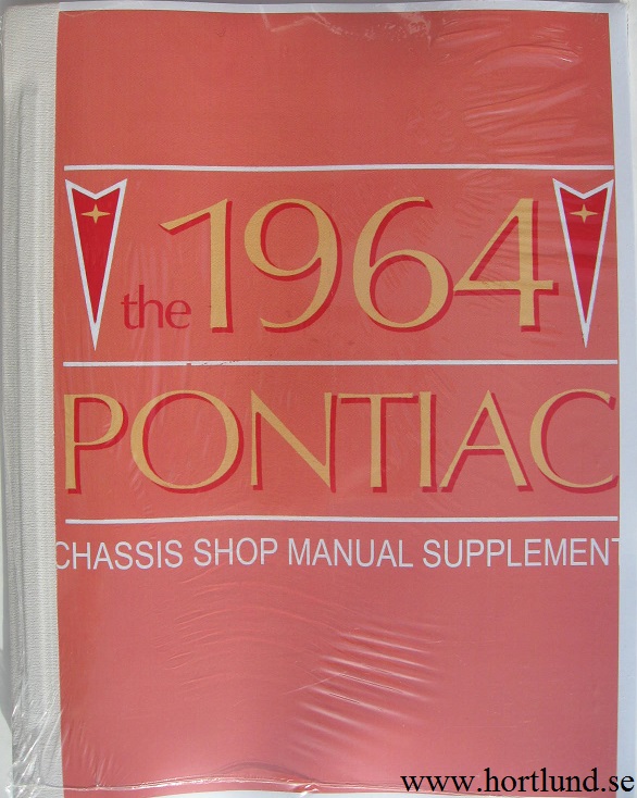 1964 Pontiac Chassis Shop Manual supplement original
