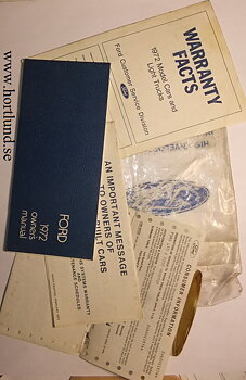 1972 Ford full size Owners Manual