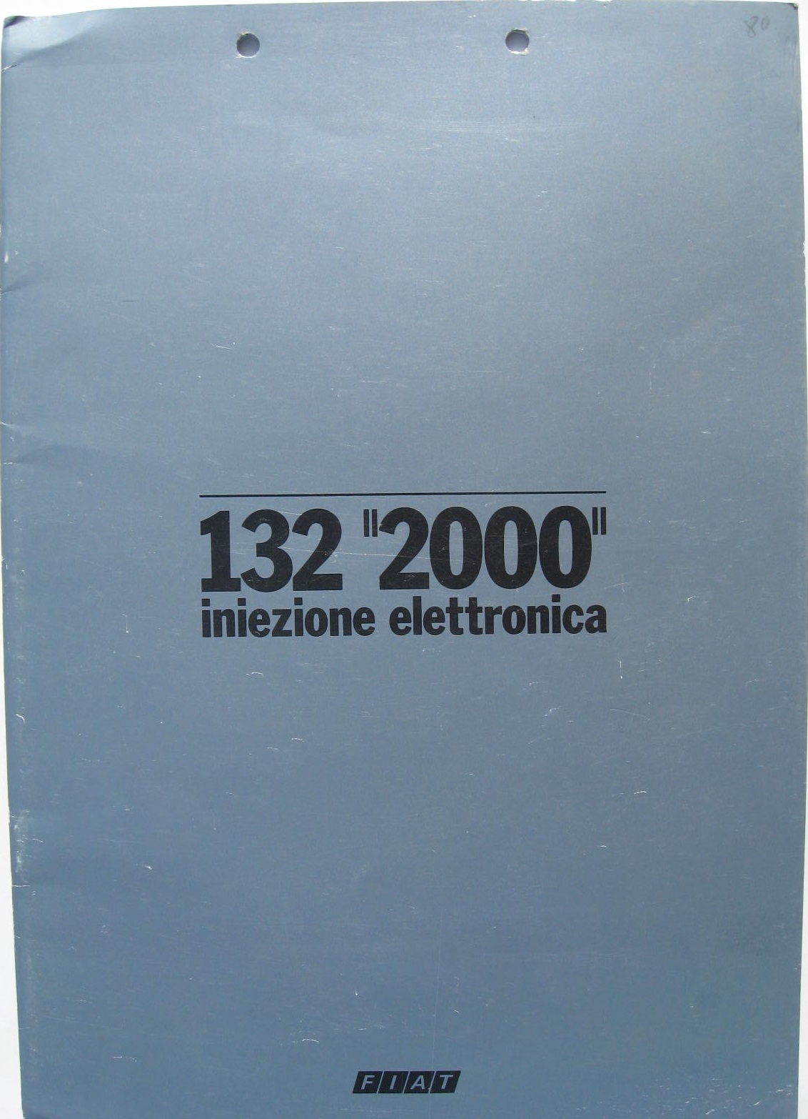 1980 Fiat 132 "2000" broschyr