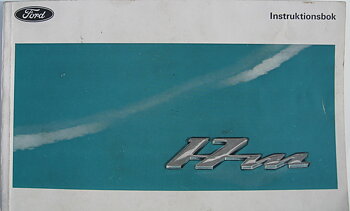 1968 Ford Taunus 17 M Instruktionsbok 2nd edition