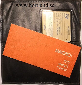1972 Ford Maverick Owners Manual