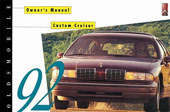 1992 Oldsmobile Custom Cruiser Owner's Manual