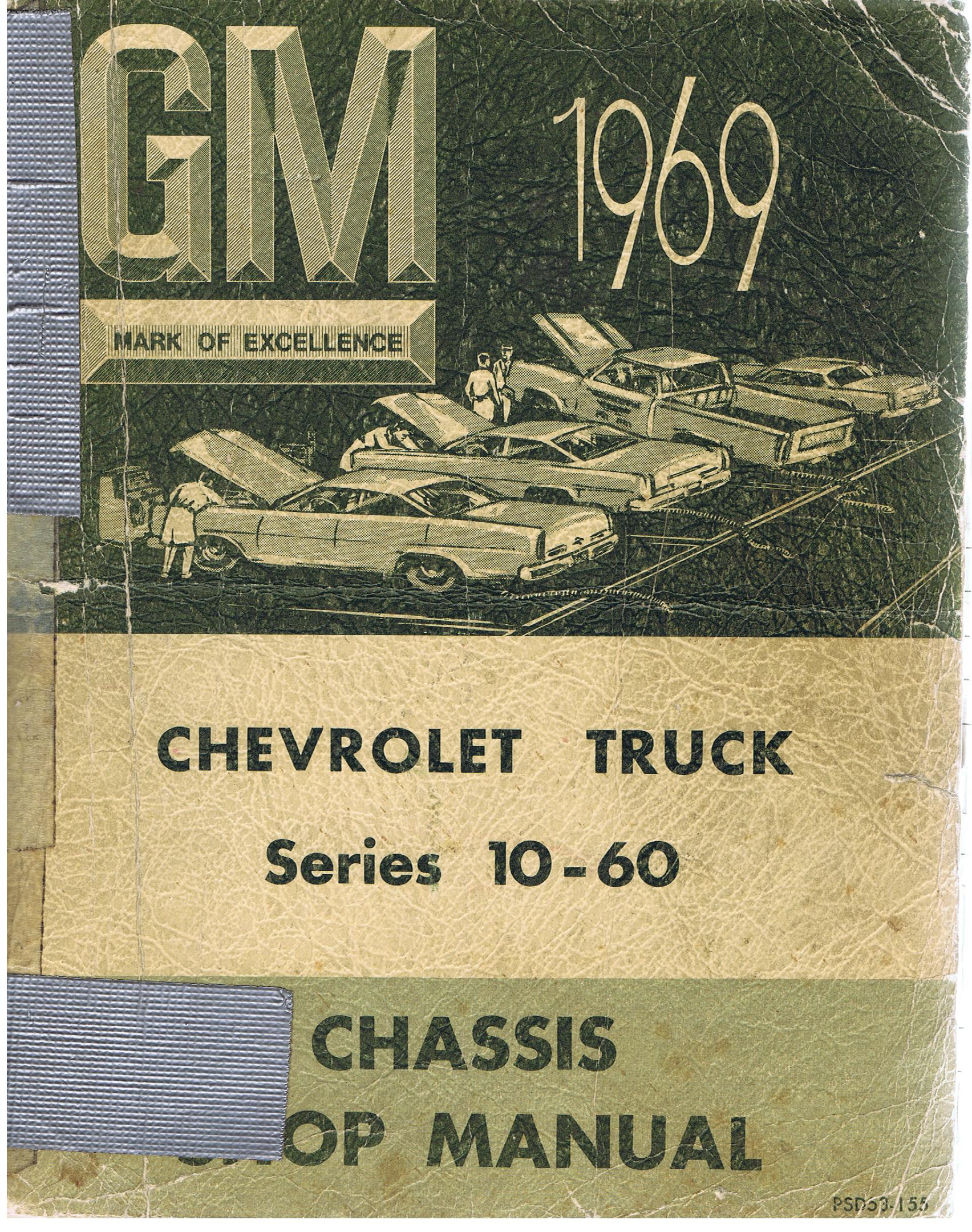 1969 Chevrolet Truck Series 10 - 60 Chassis Shop Manual