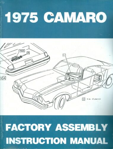 1975 Chevrolet Camaro Assembly Manual - 2