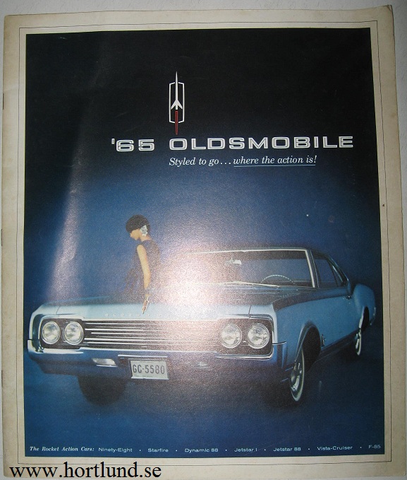 1965 Oldsmobile lyx broschyr