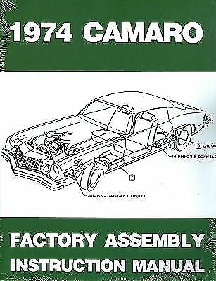 1974 Chevrolet Camaro Assembly Manual