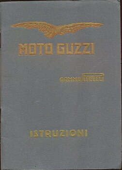 1942 Moto Guzzi Istruzioni instruktionsbok