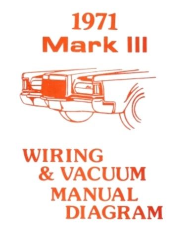 1971 Lincoln Continental Mark III Wiring & Vacuum Diagram