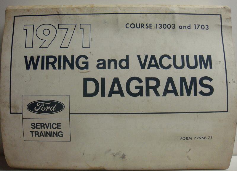 1971 Lincoln Continental Mark III Wiring & Vacuum Diagram - 2