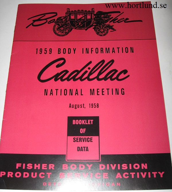 1959 Cadillac Body Information