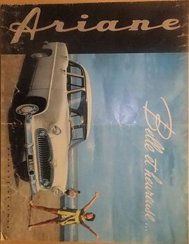 1958 Simca Ariane broschyr svensk