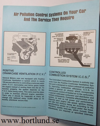1968 GM Air Pollution Control Systems broschyr - 2
