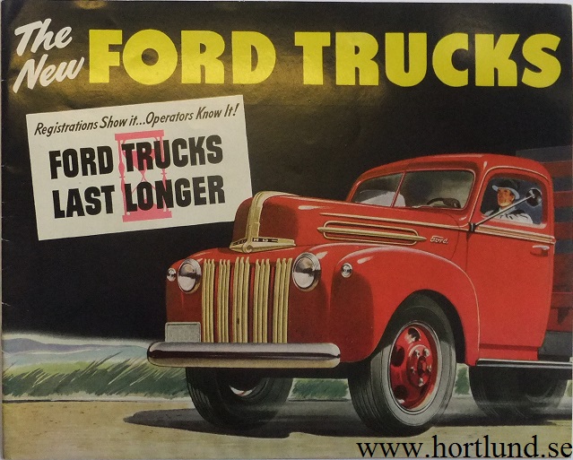 1946 Ford Trucks Broschyr The New...