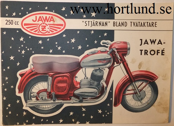 1955 Jawa 250 Trofé broschyr