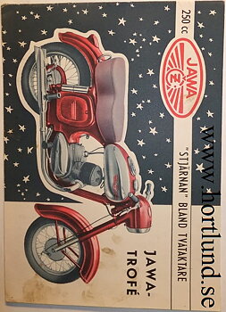 1955 Jawa 250 Trofé broschyr