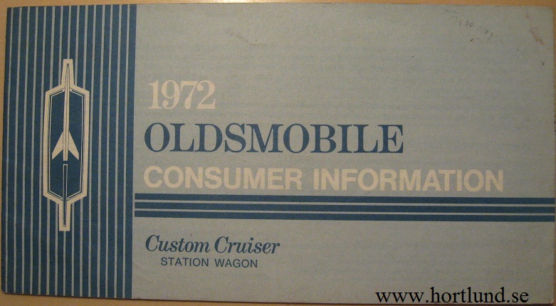 1972 Oldsmobile Custom Cruiser Consumer Information