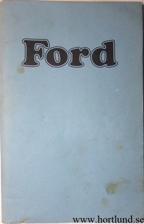 1974 Ford full size Owners Manual