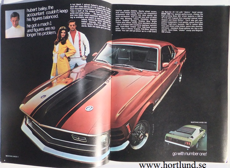 1970 Ford Mustang broschyr - 2