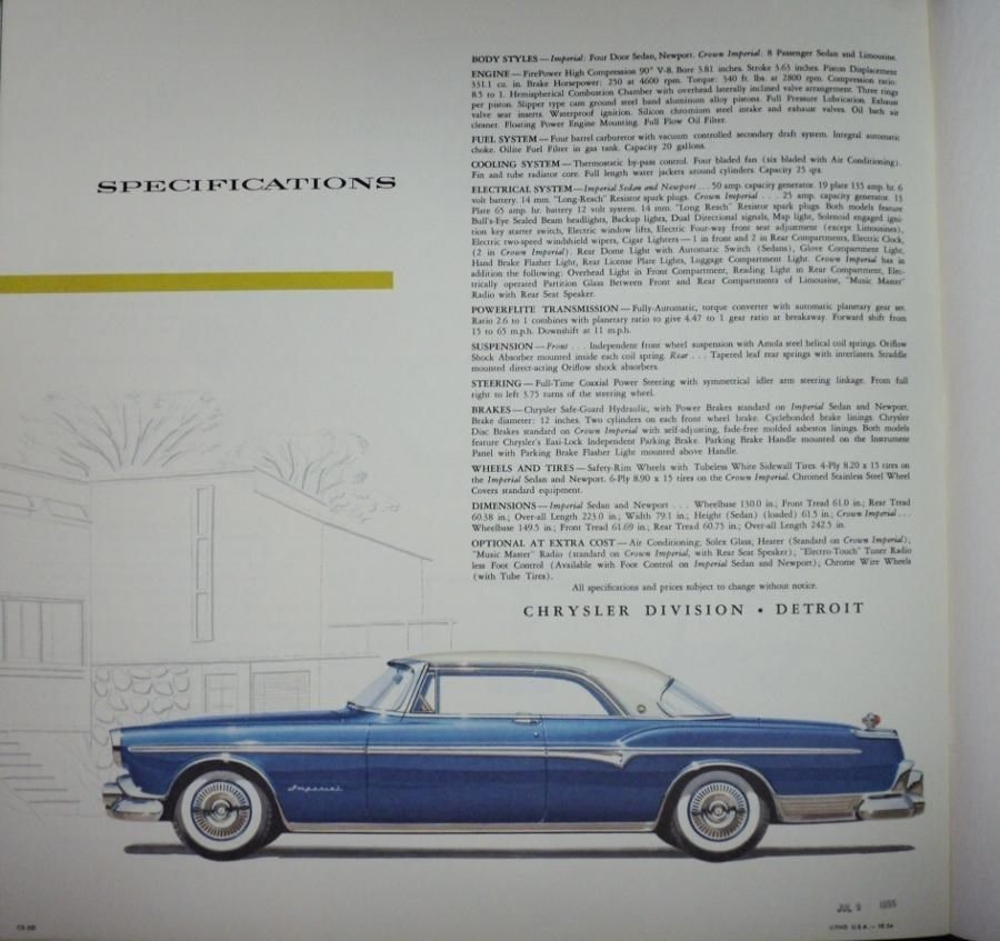 1955 Imperial Lyxbroschyr - 9