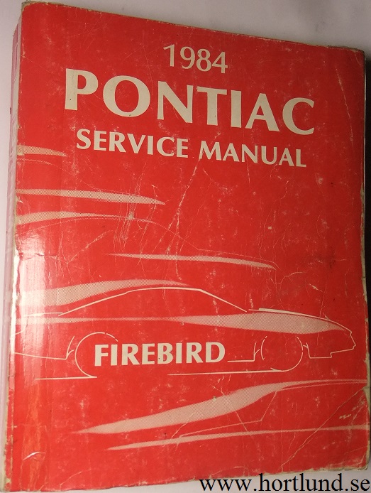 1984 Pontiac Firebird Service Manual