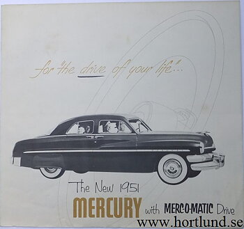 1951 Mercury broschyr 10-50