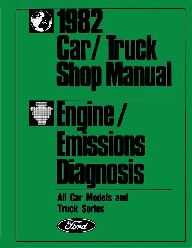 1982 Ford, Mercury, Lincoln, Truck Shop Manual Vol G