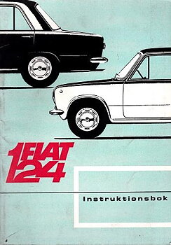 1966 Fiat 124 instruktionsbok svensk