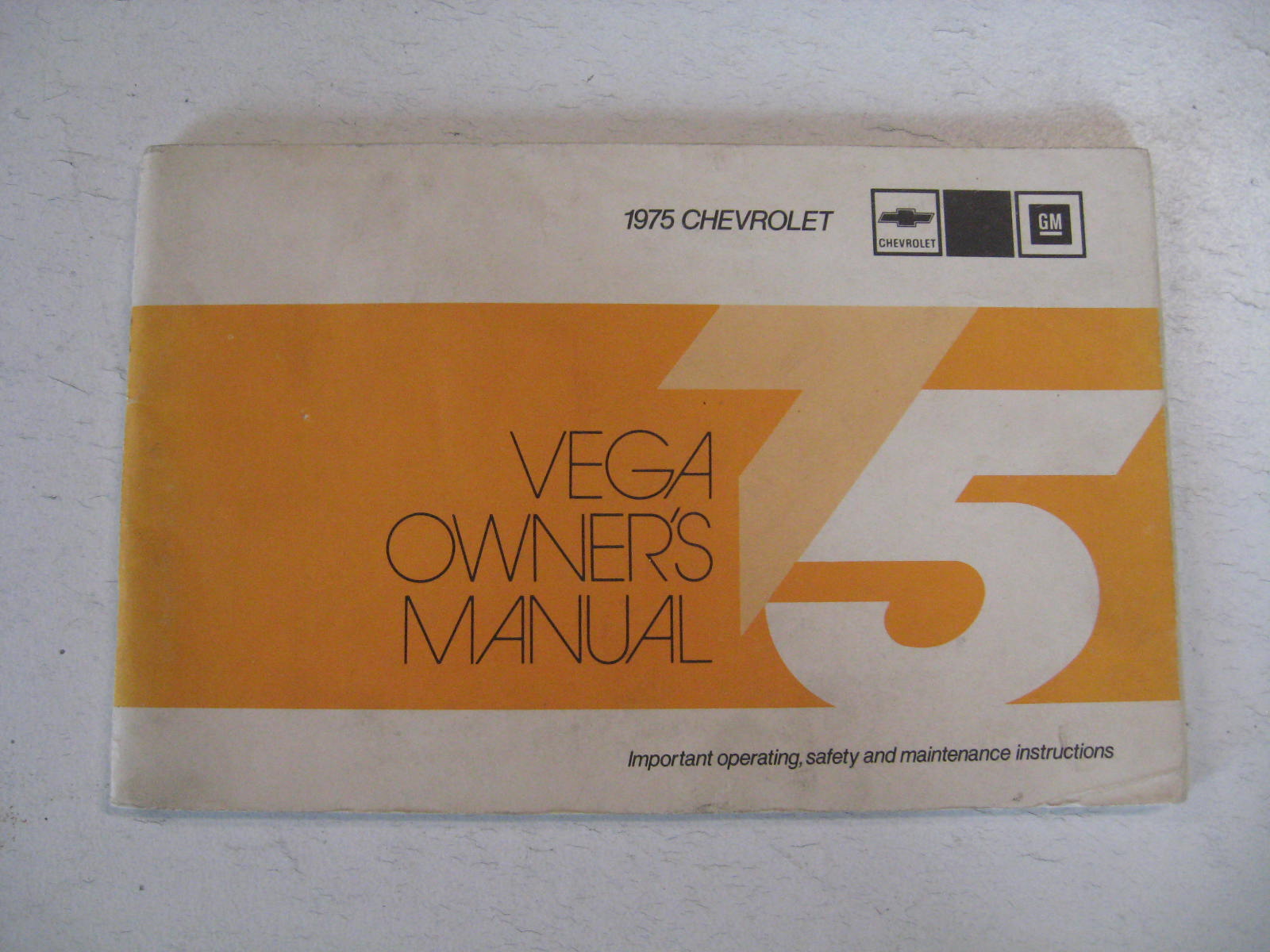 1975 Chevrolet Vega Owners Manual