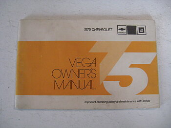 1975 Chevrolet Vega Owners Manual
