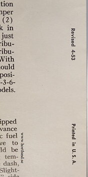 1953 Studebaker Shop Manual revision