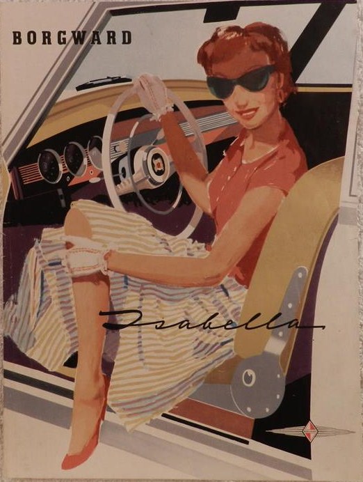 1957 Borgward Isabella broschyr