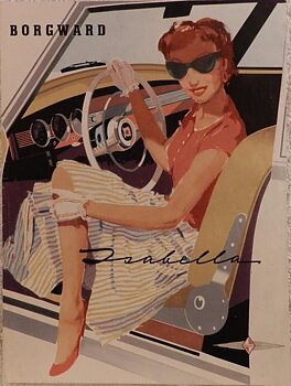 1957 Borgward Isabella broschyr
